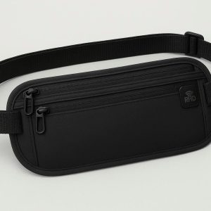 Sleek Anti-Theft Travel Waist Pack with RFID Blocking
