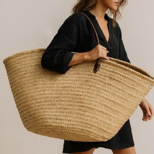 Oversized French Market Tote - Effortlessly Chic Carryall